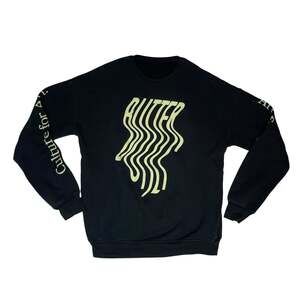 Butter Goods Crewneck Sweatshirt Mens Black Graphic Streetwear